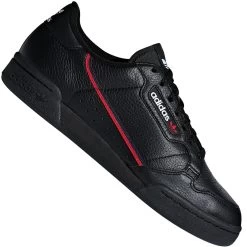 Adidas Originals Continental 80 Turnschuhe Core Black/Scarlet/Collegiate Navy Damen, Herren