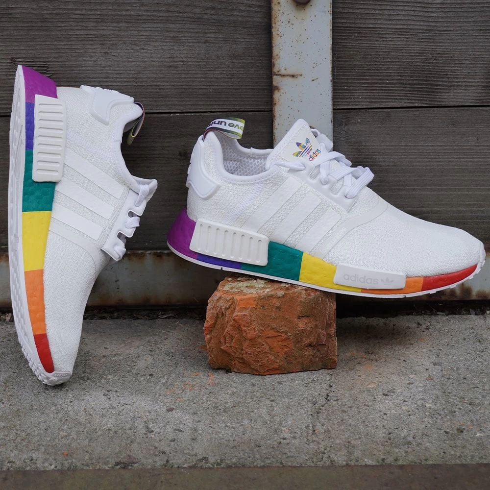 Adidas Originals NMD_R1 Freizeitschuhe Cloud White Damen, Herren – Bild 8