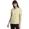 Adidas Originals 3-Stripes Tee Shirt Ice Yellow Damen