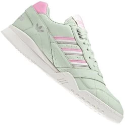 Adidas Originals A.R. Trainer Schuhe Linen Green/True Pink/Off White Damen, Herren