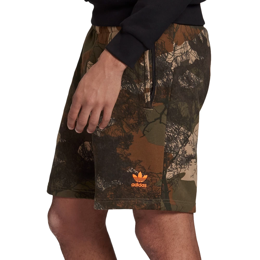Adidas Originals Camo AOP Shorts Hemp/Brown Oxide/Earth Green Herren – Bild 2