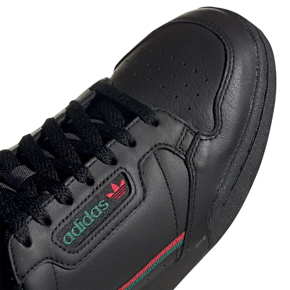 Adidas Originals Continental 80 Schnürschuhe Core Black/Scarlet/Collegiate Green Damen, Herren – Bild 3