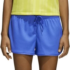 Adidas Originals Fashion League Rib Shorts Hi-Res Blue Damen