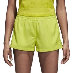 Adidas Originals Highwaist High Waist Shorts Semi Solar Yellow Damen