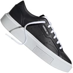 Adidas Originals Sleek Super Plateau-Schuhe Core Black/Footwear White Damen