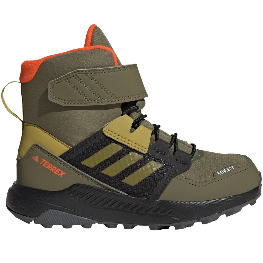 Adidas Performance Terrex Trailmaker High Cold.RDY Outdoorschuhe Focus Olive/Pulse Olive/Impact Orange Kinder