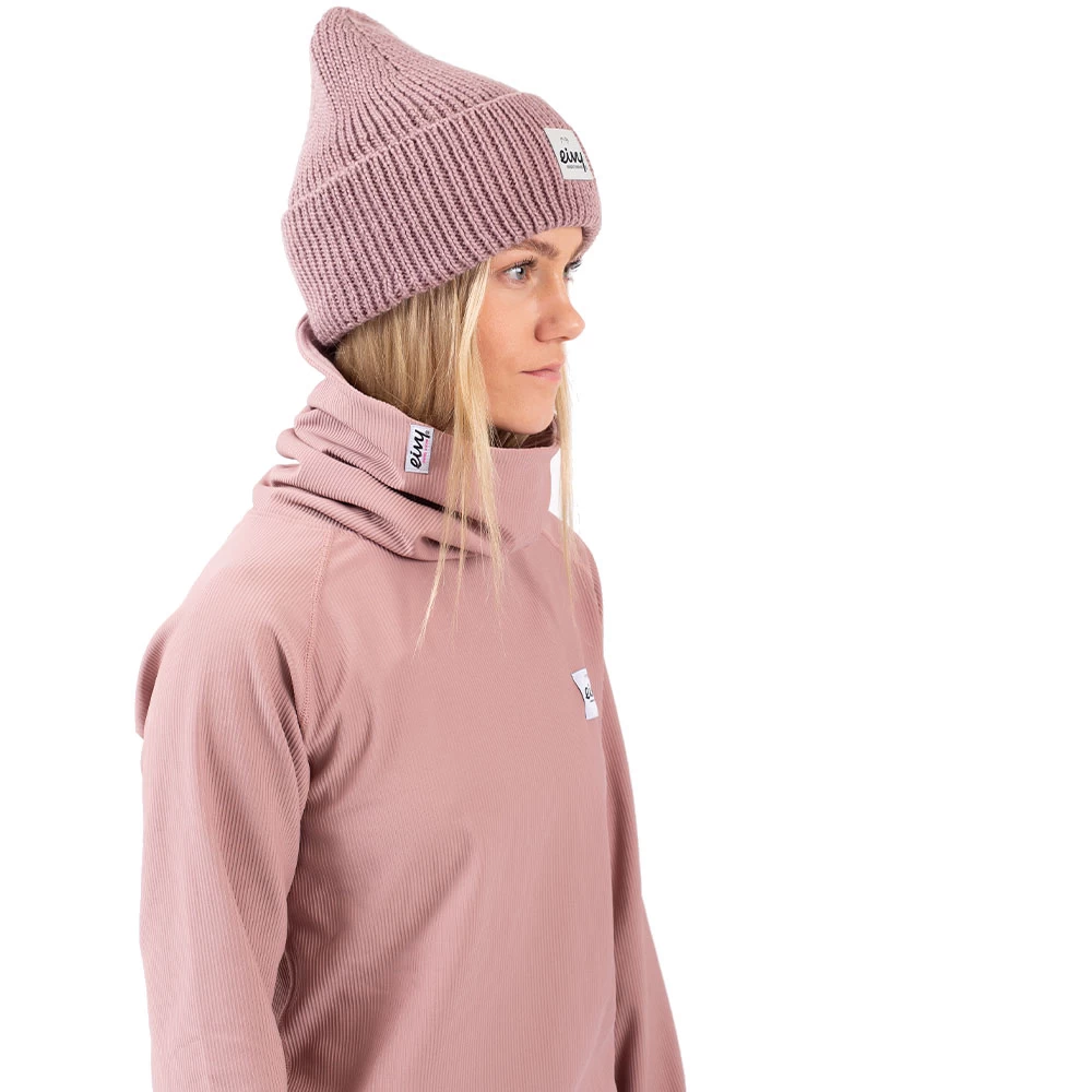 Eivy Easter Rib Wool Grobstrickmütze Faded Woodrose Damen – Bild 3