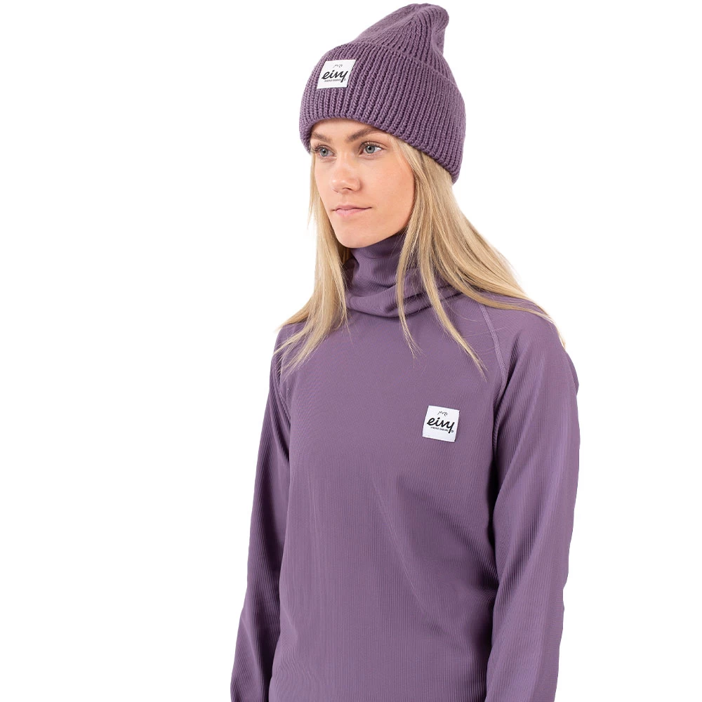Eivy Easter Rib Wool Wollmütze Deep Purple Damen – Bild 2