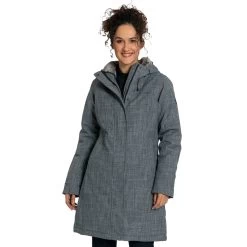 Elkline Apres Ski Wettermantel Greymelange Damen