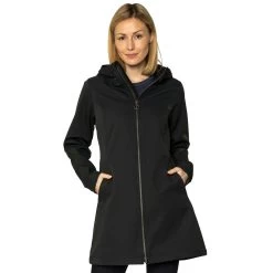 Elkline Soft Skills Softshellmantel Black Damen