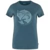 FJÄLLRÄVEN Fjällräven Arctic Fox Print T-Shirt Lndigo BIue Damen