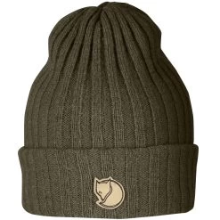 FJÄLLRÄVEN Fjällräven Byron Hat Strickbeanie Dark Olive Damen, Herren