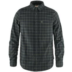 FJÄLLRÄVEN Fjällräven Övik Flannel Flanellhemd Dark Grey Herren