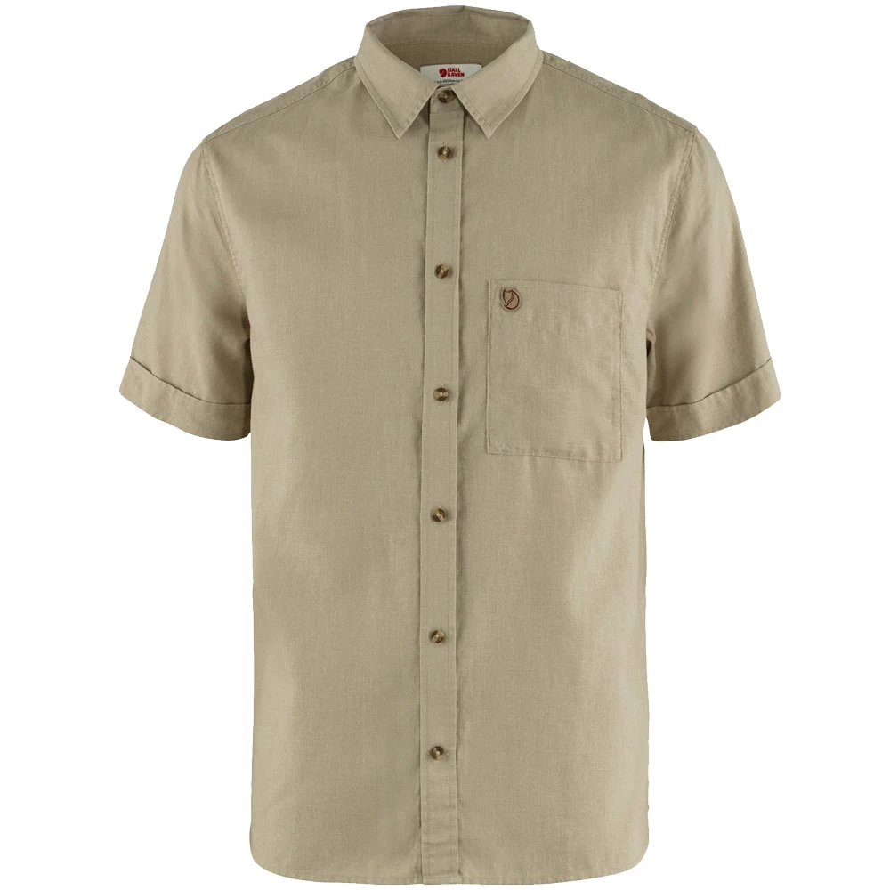 FJÄLLRÄVEN Fjällräven Övik Travel Hanfhemd Sand Stone Herren