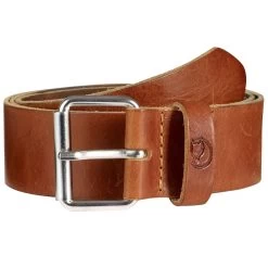 FJÄLLRÄVEN Fjällräven Singi Belt 4 Cm Ledergürtel Leather Cognac Damen, Herren