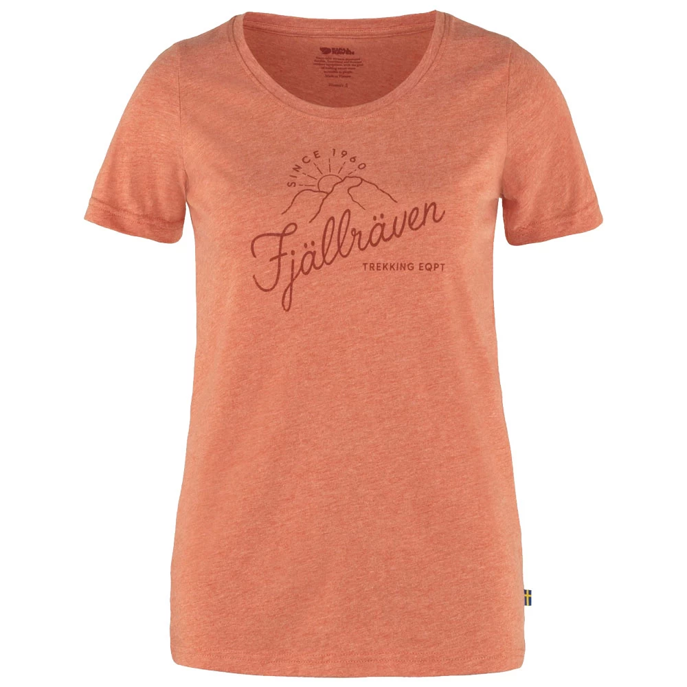 FJÄLLRÄVEN Fjällräven Sunrise T-Shirt Rowan Red/Melange Damen