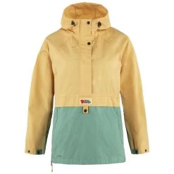 FJÄLLRÄVEN Fjällräven Vardag Anorak Wanderjacke Mais Yellow/Aloe Green Damen