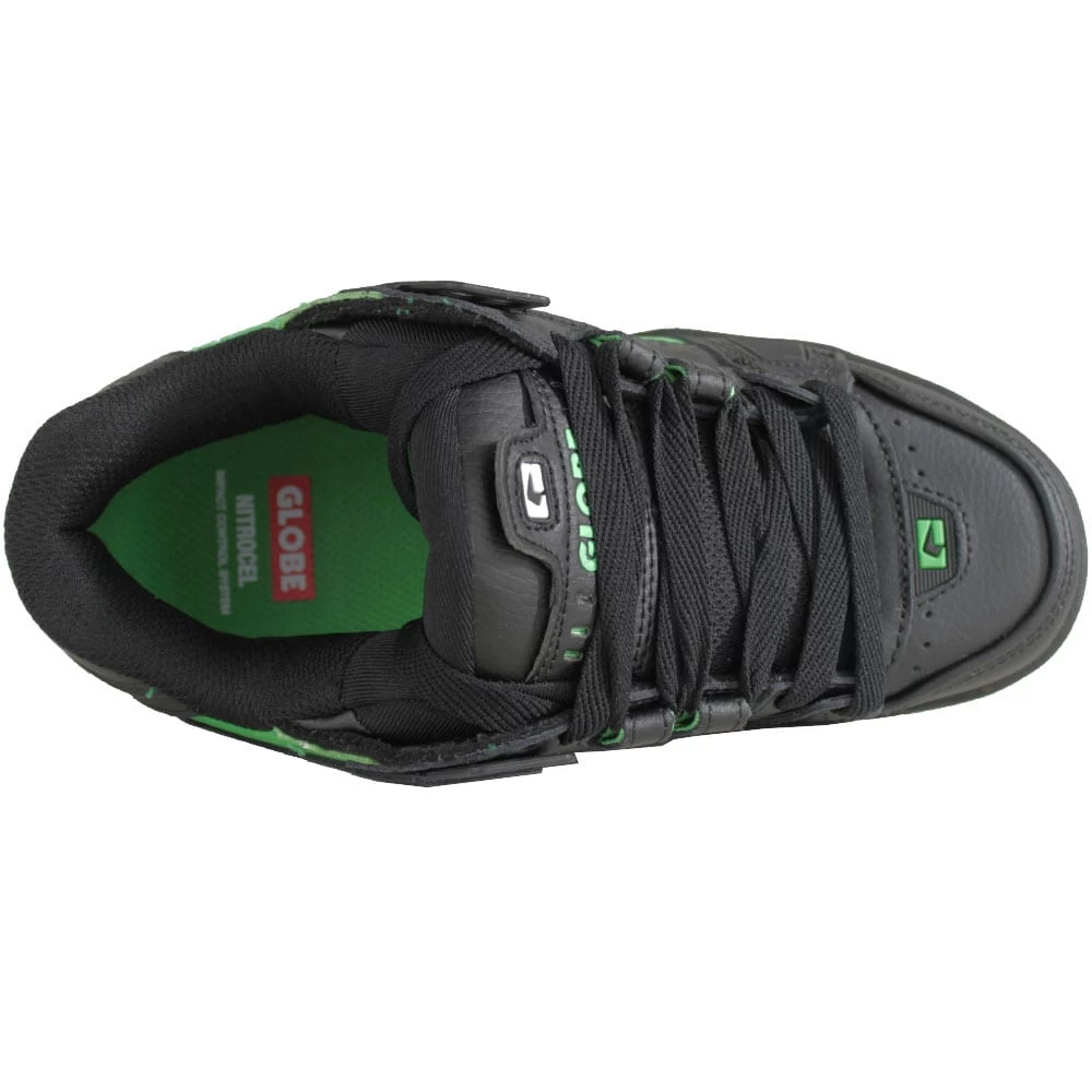 Globe Sabre Skate-Schuhe Black/Moto Green Herren – Bild 2