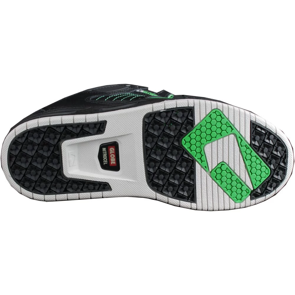 Globe Sabre Skate-Schuhe Black/Moto Green Herren – Bild 3