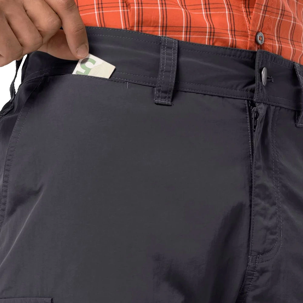 Jack Wolfskin Canyon Short Wanderhose Asphalt Herren – Bild 3