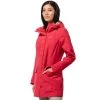 Jack Wolfskin Cape York Paradise Coat Regenparka Tulip Red Damen