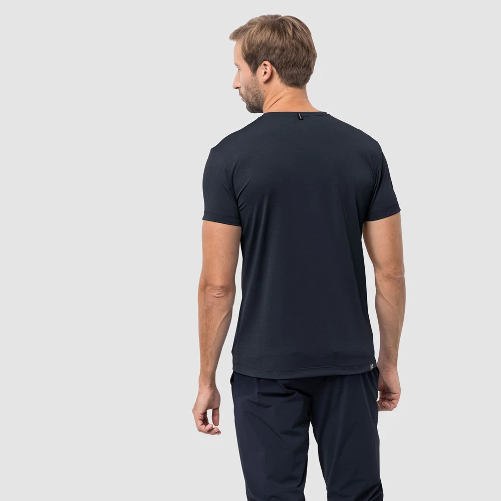 Jack Wolfskin JWP Funktionsshirt Night Blue Herren – Bild 3