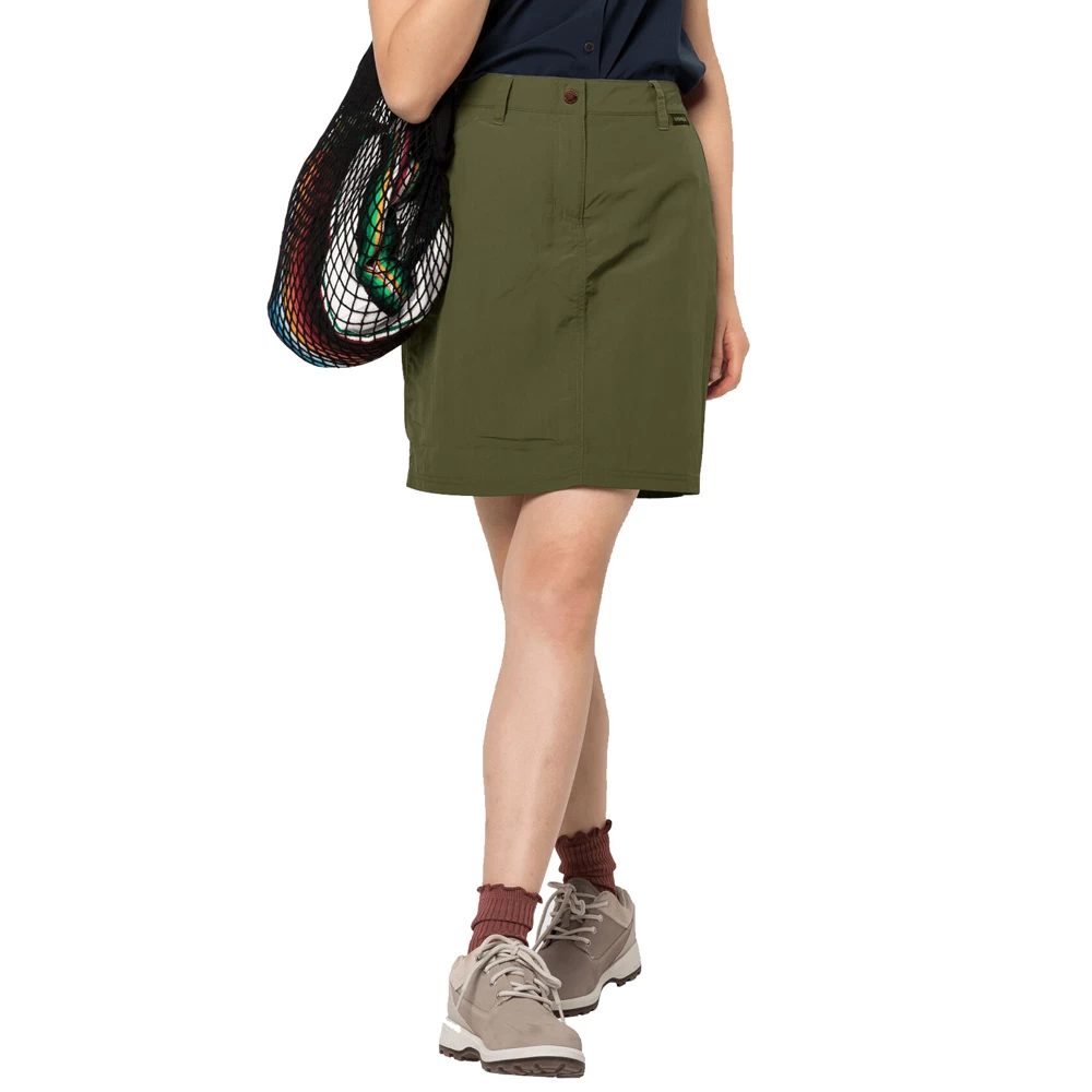 Jack Wolfskin Kalahari Trekking-Skort Delta Green Damen