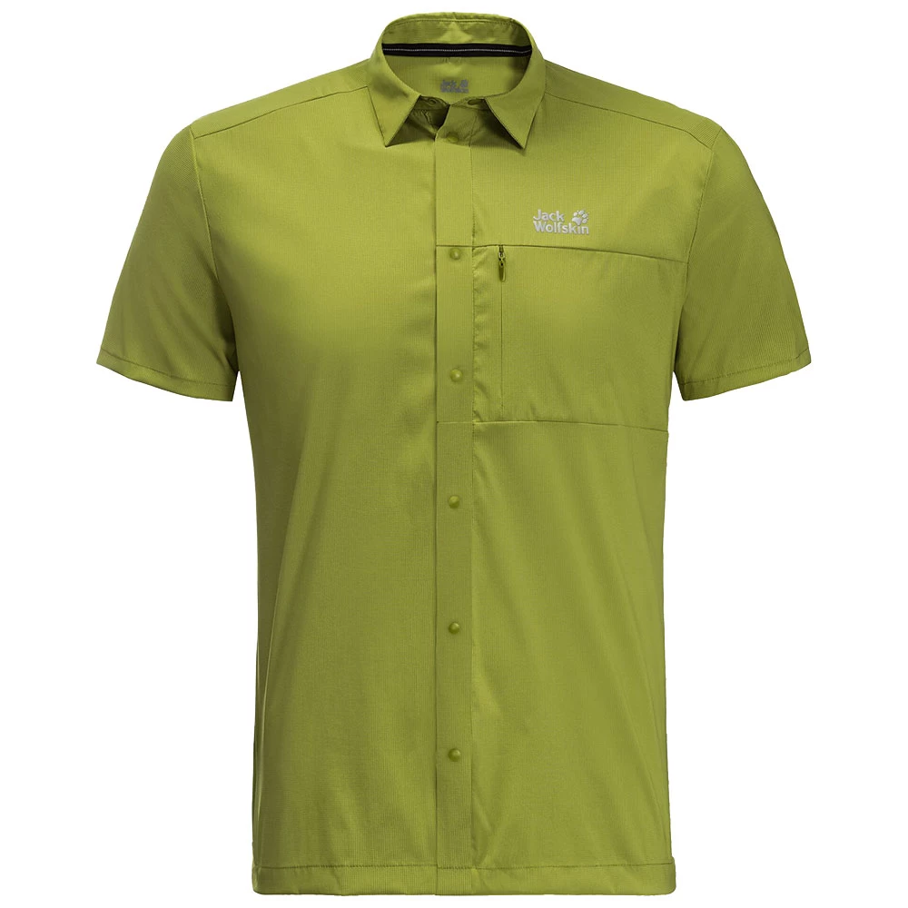 Jack Wolfskin Pack & Go Funktions-Hemd Golden Cypress Herren – Bild 4