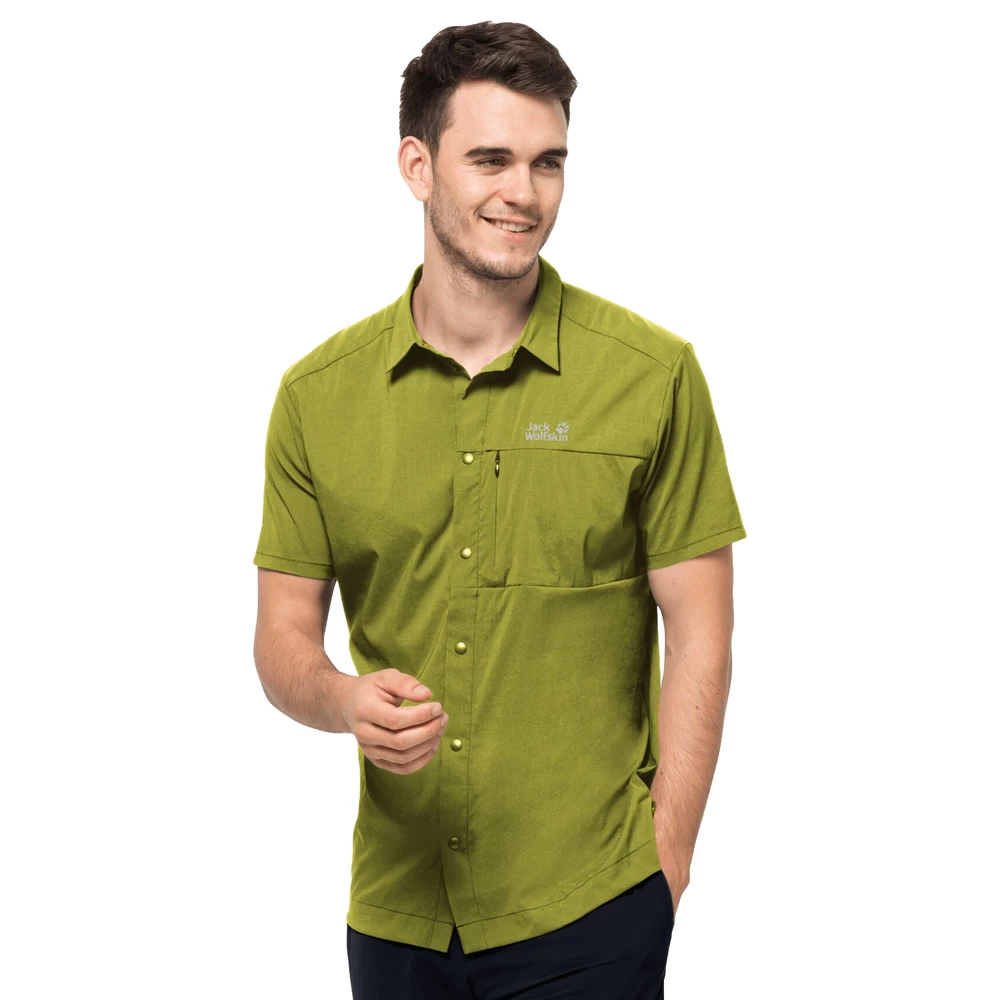 Jack Wolfskin Pack & Go Funktions-Hemd Golden Cypress Herren
