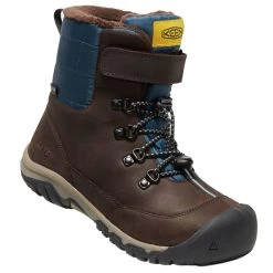 Keen Greta WP Youth Winterboots Coffee Bean/Blue Wing Teal Kinder