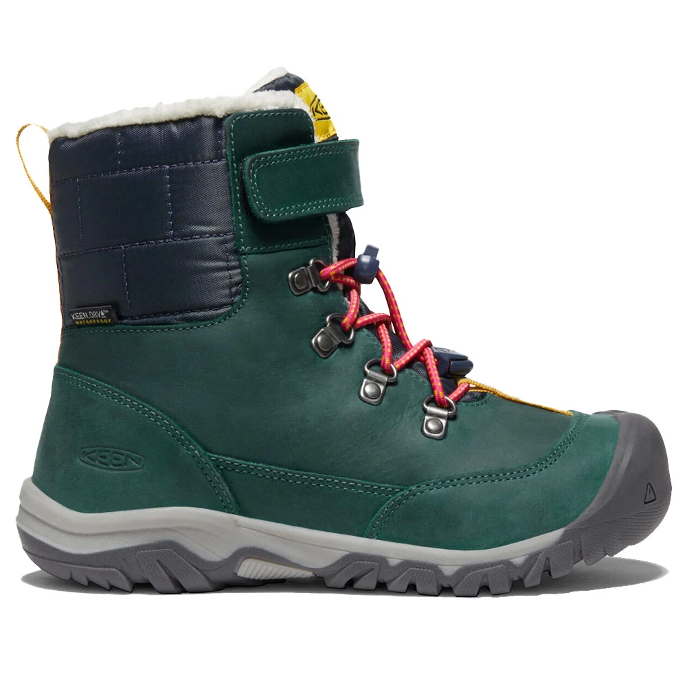 Keen Greta WP Youth Outdoorschuhe Blue Coral/Pink Peacock Kinder – Bild 2