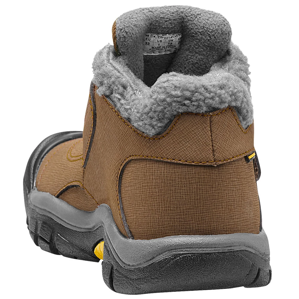 Keen Kootenay WP Children Winterstiefel Dark Earth/Yellow Kinder – Bild 9