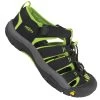 Keen Newport H2 Toddler Sandalen Black/Lime Green Kinder