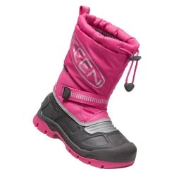 Keen Snow Troll WP Children Schneestiefel Fuchsia Purple/Silver Kinder