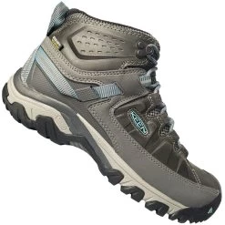 Keen Targhee III Mid WP Trekkingschuhe Magnet/Atlantic Blue Damen
