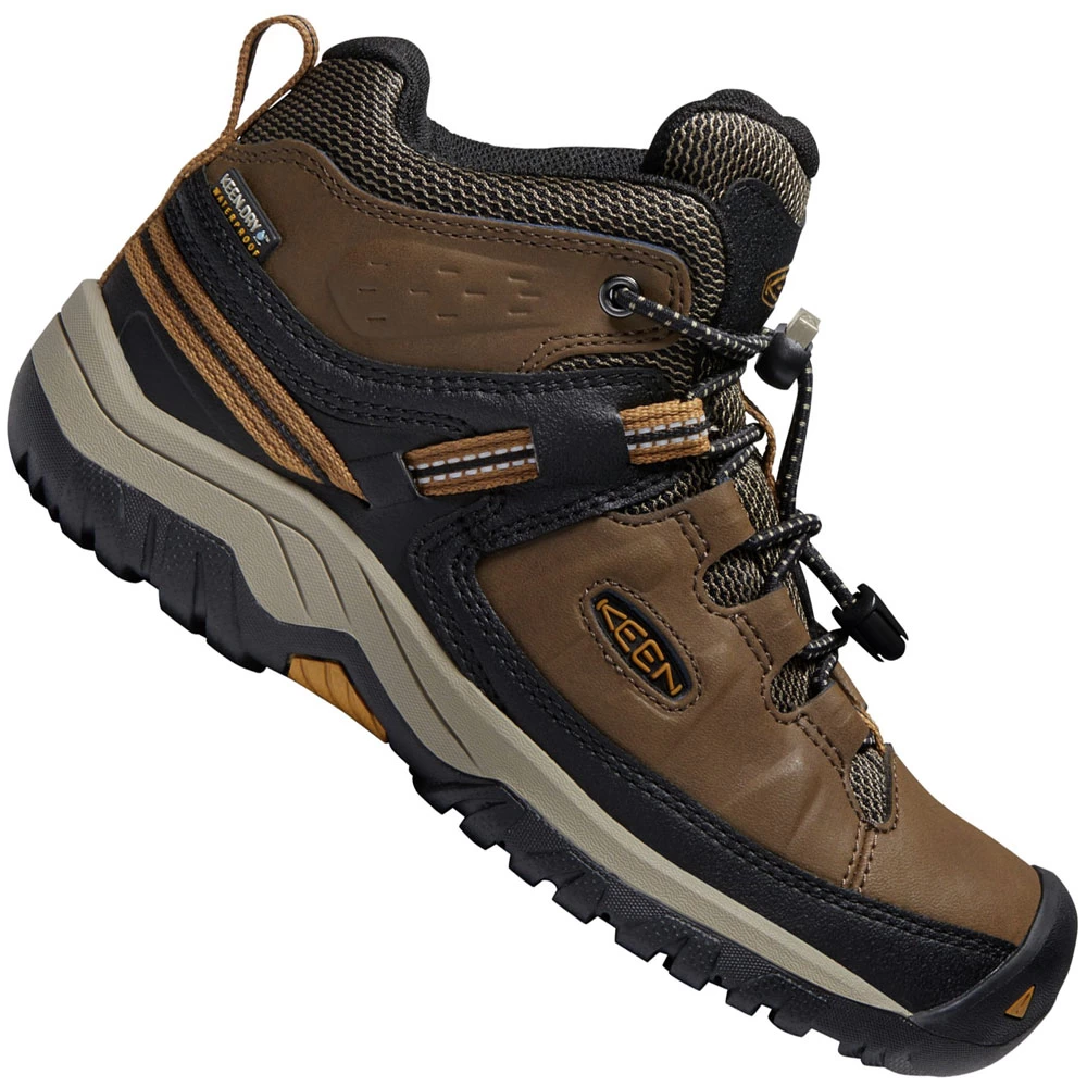 Keen Targhee Mid WP Youth Wanderschuhe Dark Earth/Golden Brown Kinder
