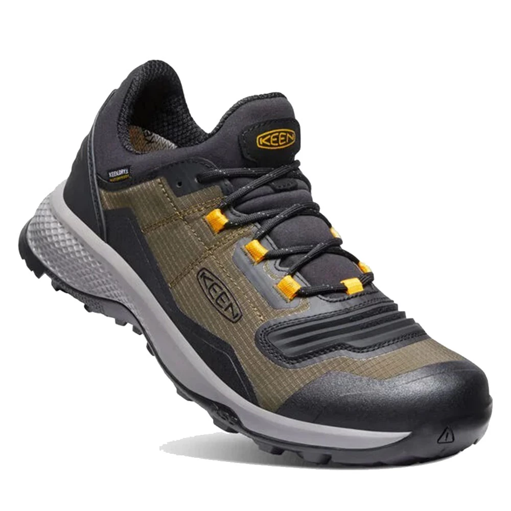 Keen Tempo Flex WP M Wanderschuhe Dark Olive/Black Herren – Bild 3