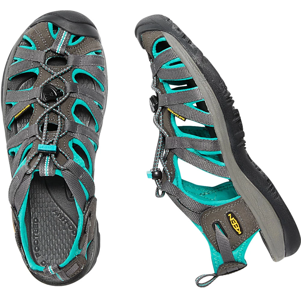 Keen Whisper Sandalen Dark Shadow/Ceramic Damen – Bild 3