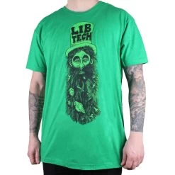 Lib Tech Beardo T-Shirt Green Herren