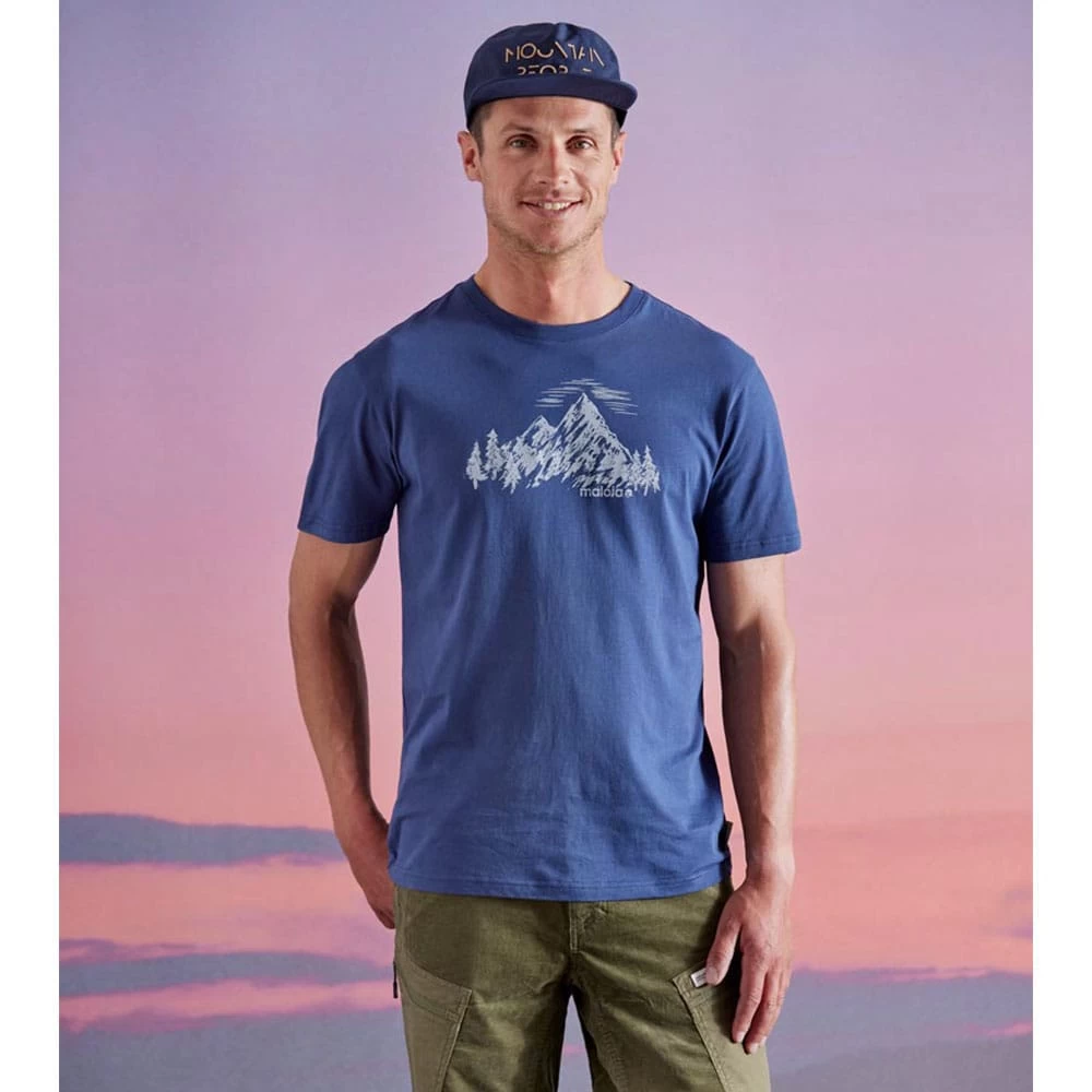 Maloja BrixenM. Baumwollshirt Grey Melange Herren – Bild 3