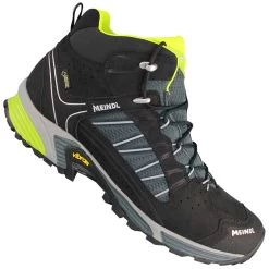 Meindl SX 1.1 Mid Wanderschuhe Schwarz/Lemon Herren