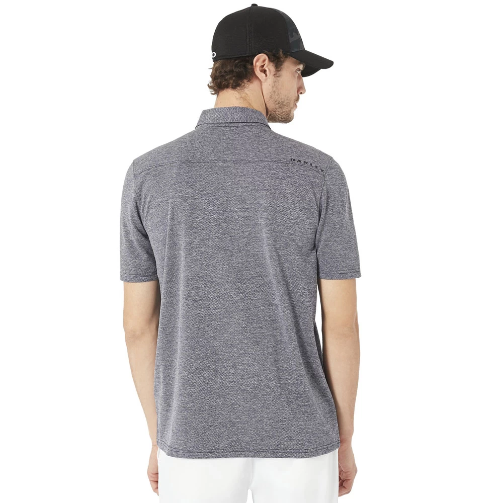 Oakley Aero Ellipse Polo Shirt Fathom Heather Herren – Bild 3