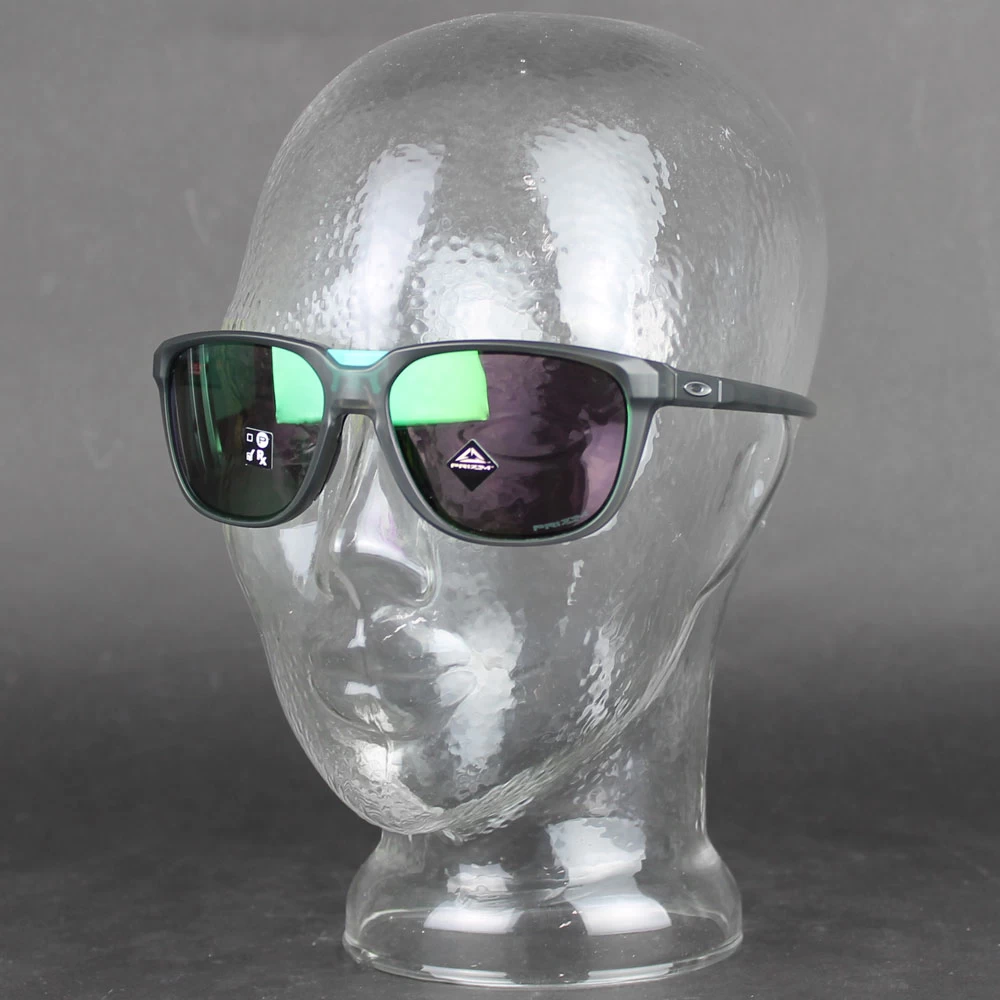 Oakley Anorak Sonnenbrille Matte Grey Smoke/Prizm Jade Iridium Herren – Bild 5