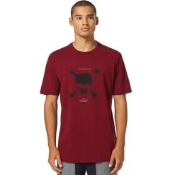 Oakley Blurred Scatter Skull T-Shirt Iron Red Herren