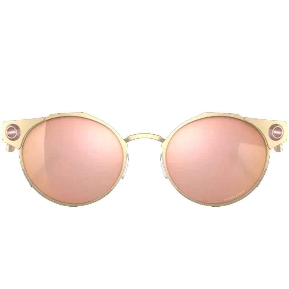 Oakley Deadbolt Sonnenbrille Satin Light Gold/Prizm Rose Gold Damen, Herren – Bild 2