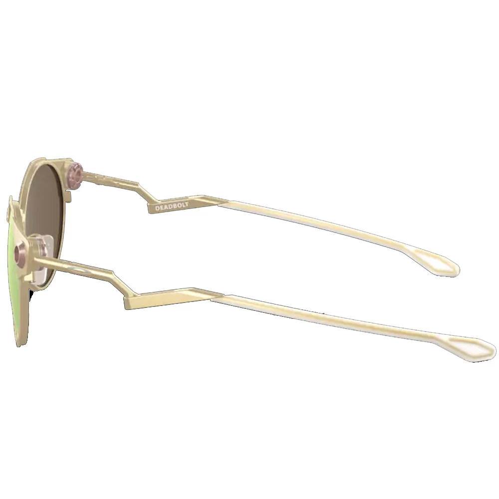 Oakley Deadbolt Sonnenbrille Satin Light Gold/Prizm Rose Gold Damen, Herren – Bild 3