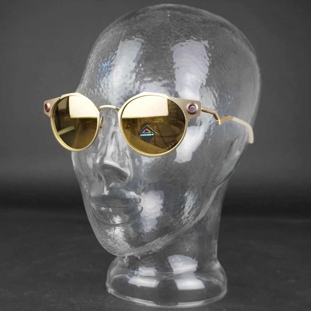 Oakley Deadbolt Sonnenbrille Satin Light Gold/Prizm Rose Gold Damen, Herren – Bild 5