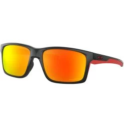 Oakley Mainlink Sommer-Sonnenbrille Polished Black/Prizm Ruby Polarized Herren