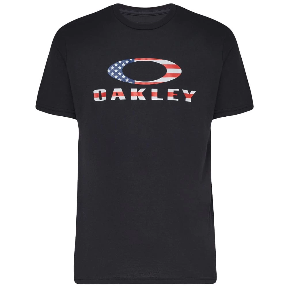 Oakley O Bark Shirt T-Shirt Black/American Flag Herren – Bild 2