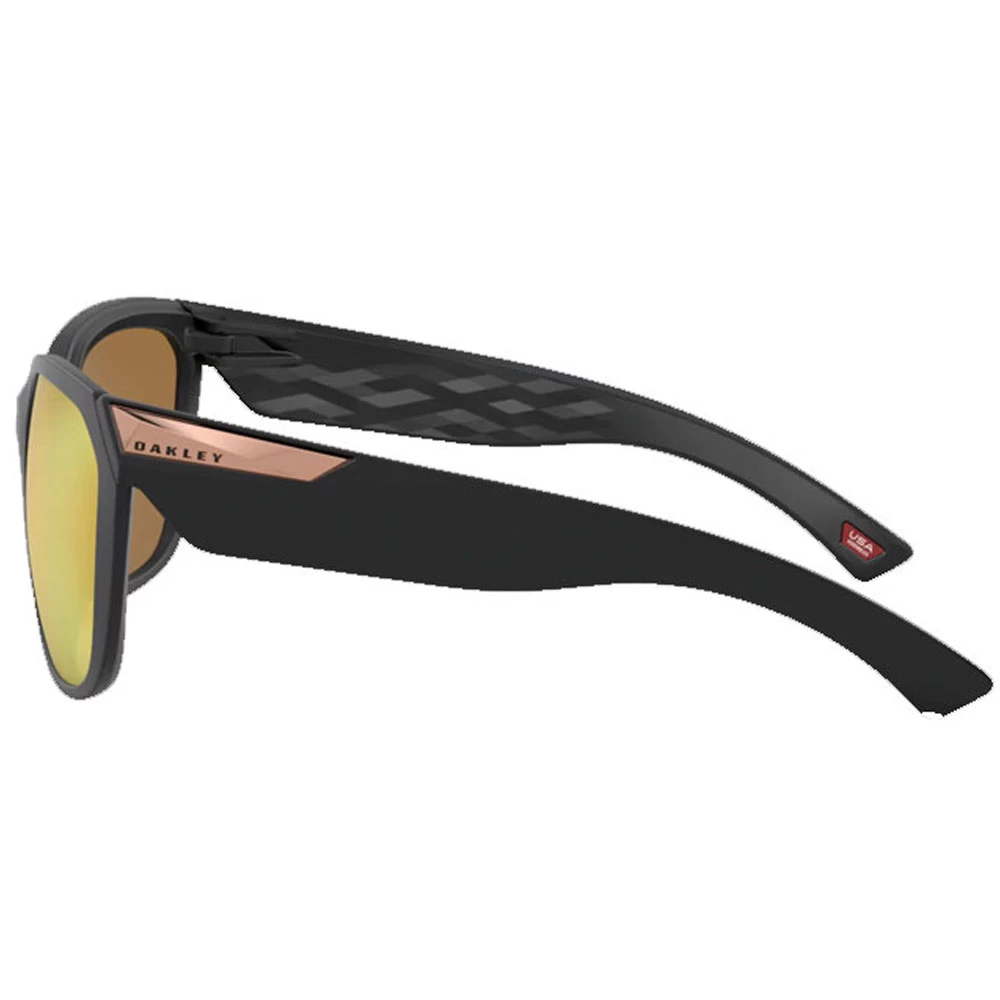 Oakley Rev Up Sonnenbrille Matte Black/Prizm Rose Gold Polarized Damen – Bild 3